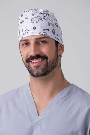 Gorro Por1Sorriso - Eu amo ver você sorrindo - Branco