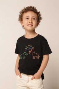 CAMISETA INFANTIL Eu Amo Ver Você Sorrindo