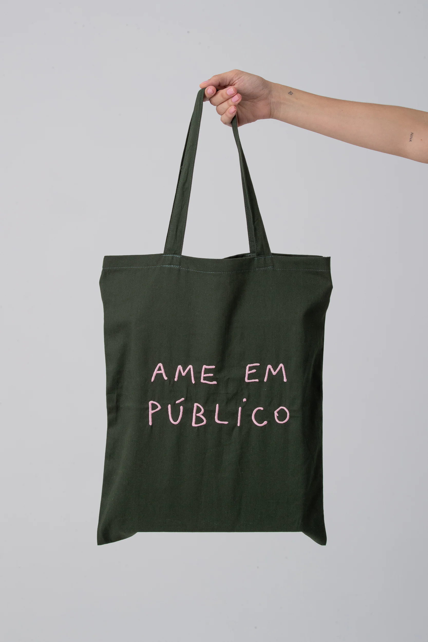Ecobag Ame em Publico - Bordada